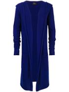 Lost & Found Ria Dunn Hooded Long Cardigan - Blue