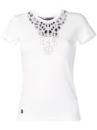 Philipp Plein Rhinestone-embellished T-shirt - White