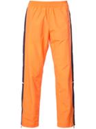 Heron Preston Side Stripe Sweat Pants - Yellow & Orange