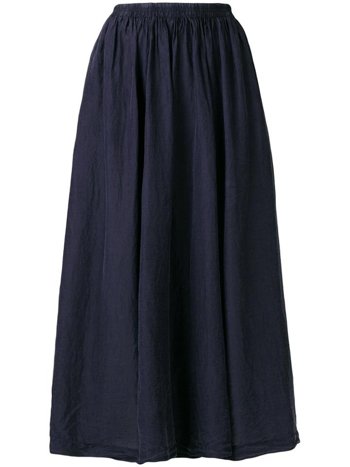Forte Forte Silk Midi Skirt - Blue