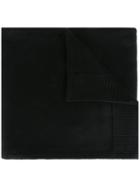 Kenzo 'mini Tiger' Knit Scarf, Adult Unisex, Black, Wool