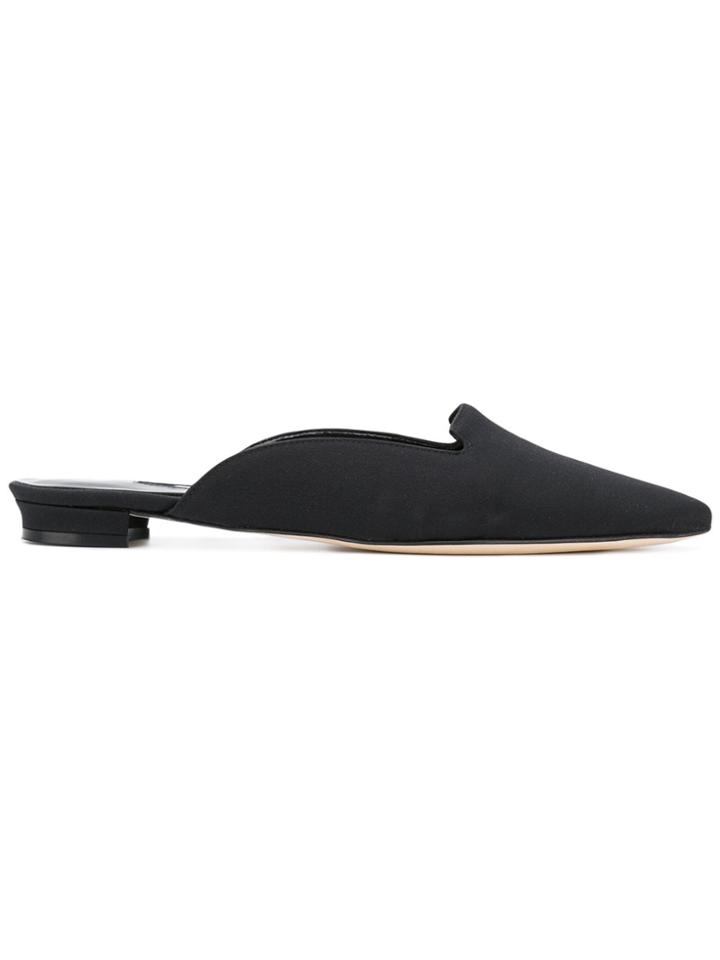 Manolo Blahnik Ruby Slippers - Black
