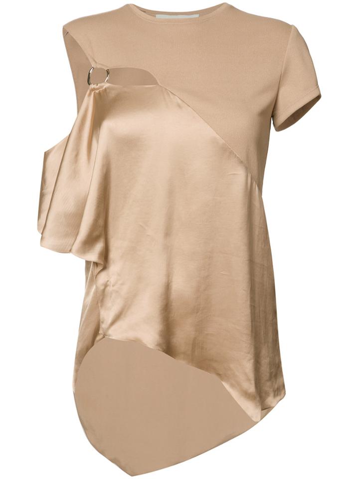 Esteban Cortazar Asymmetric Top - Nude & Neutrals
