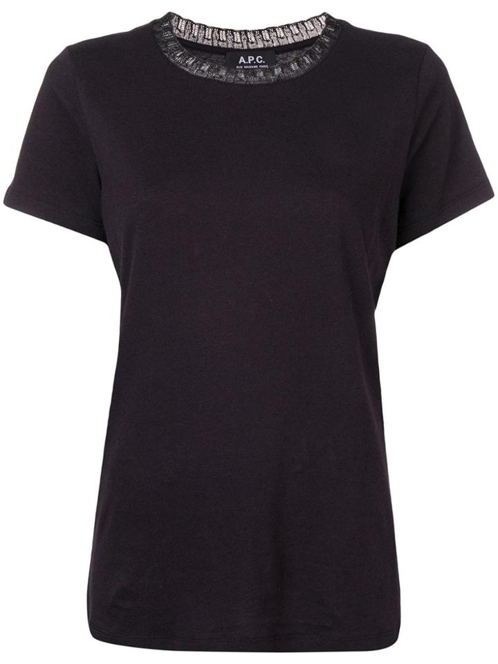 A.p.c. Basic T-shirt - Black