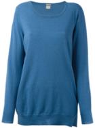 Massimo Alba Fine Knit Jumper, Women's, Size: Large, Blue, Cashmere