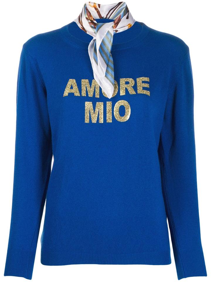5 Progress Amore Moi Knitted Jumper - Blue