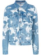 Givenchy - Bleached Star Denim Jacket - Women - Cotton/polyester - 38, Blue, Cotton/polyester