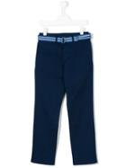 Ralph Lauren Kids - Belted Chinos - Kids - Cotton/spandex/elastane - 4 Yrs, Blue