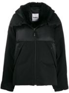 Yves Salomon Army Faux Fur Trimmed Jacket - Black
