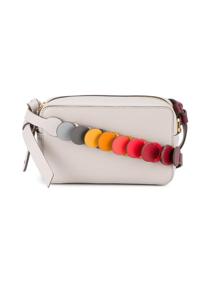 Anya Hindmarch - Mini Circle Cross-body Bag - Women - Leather - One Size, Grey, Leather
