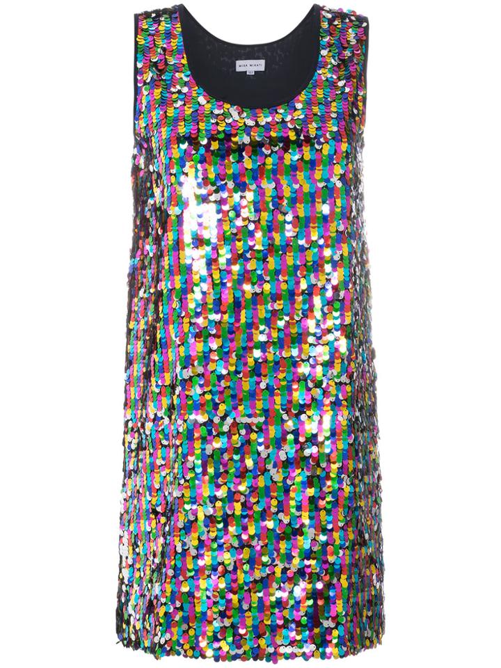 Mira Mikati Sequinned Tank Dress - Multicolour