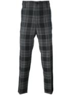 Golden Goose Deluxe Brand Checked Trousers, Men's, Size: Medium, Black, Cotton/polyester/wool/cupro