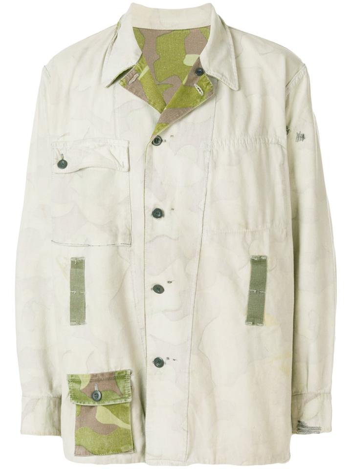 Myar Loose Button Fastened Jacket - Multicolour
