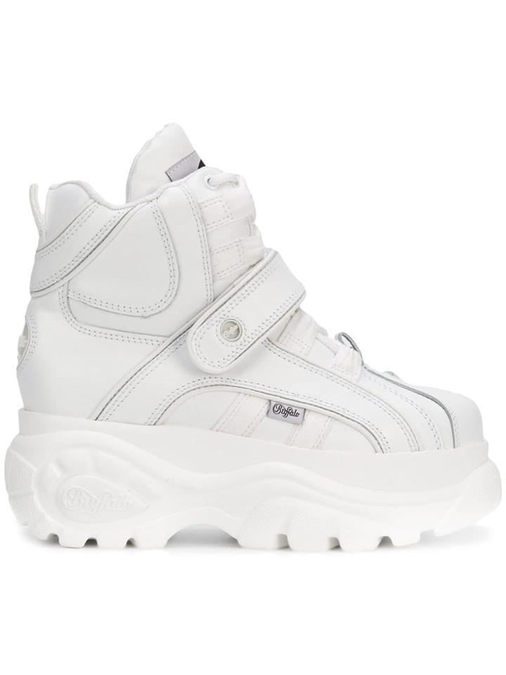 Buffalo Platform High-top Sneakers - White