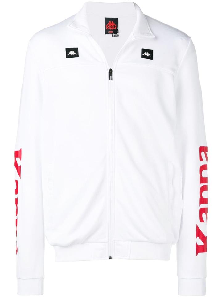 Kappa Zip-up Sweater - White