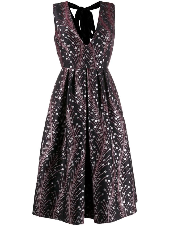 Marco De Vincenzo Fern Printed Dress - Red