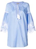 Ermanno Scervino Bohemian Style Tunic Dress - Blue
