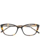 Dkny Tortoiseshell Frame Glasses - Brown