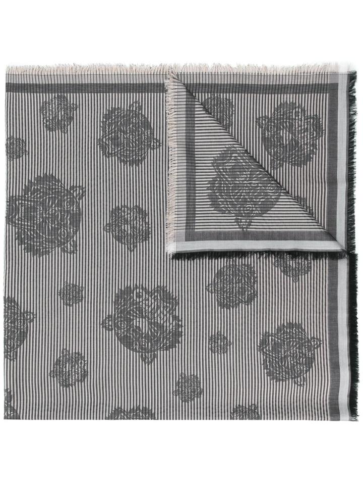 Kenzo Tiger Patch Scarf - Black