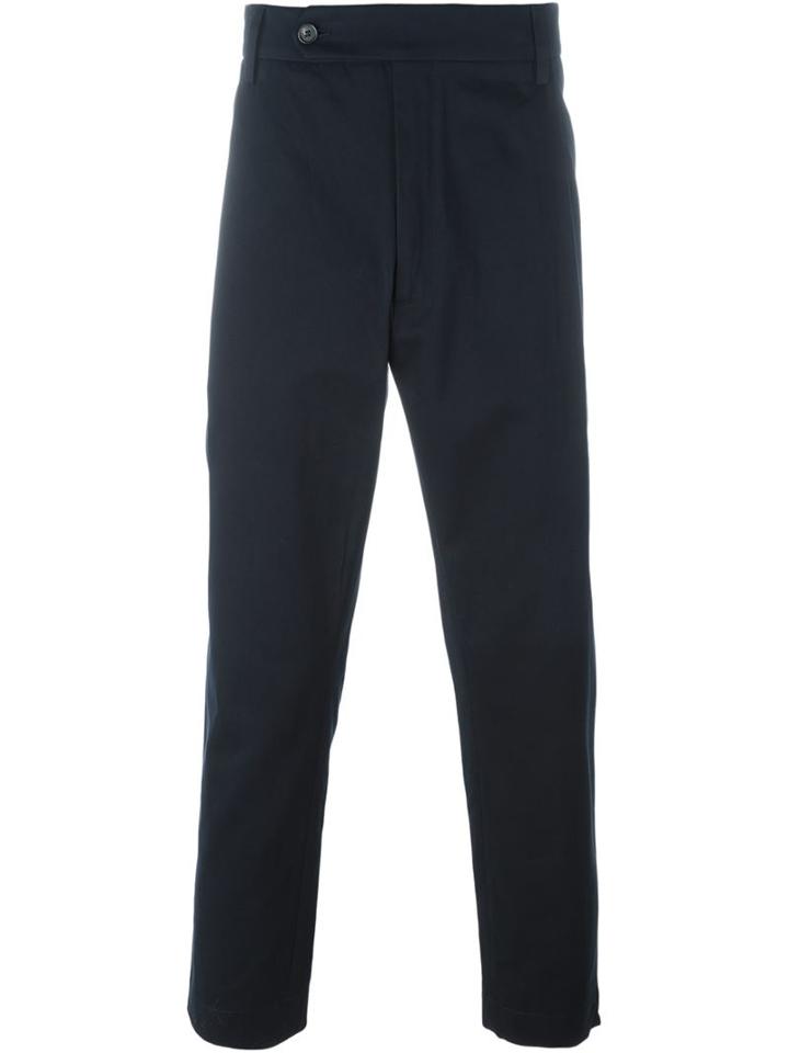 Société Anonyme 'deep George' Tapered Trousers, Men's, Size: 50, Blue, Cotton