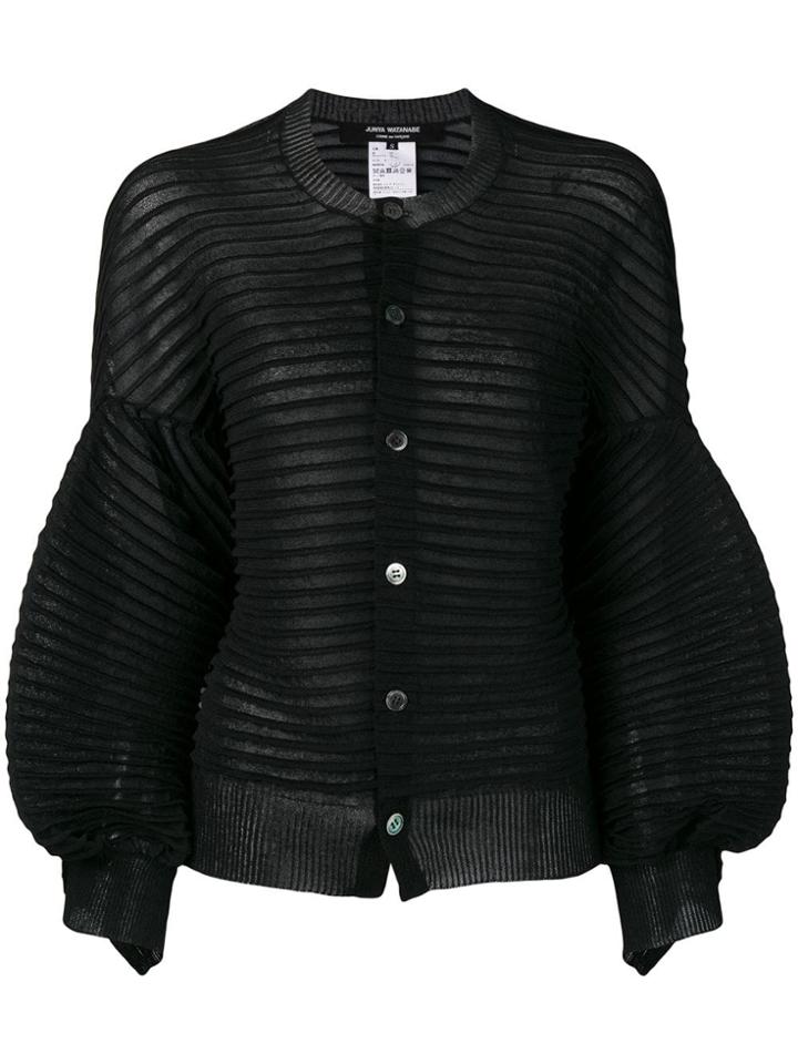 Junya Watanabe Puff Sleeve Cardigan - Black