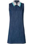 Miu Miu Sequin-embellished Denim Dress - Blue