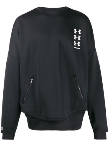 Palm Angels X Under Armour Recovery Sweatshirt - Black