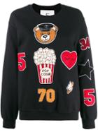5 Progress Appliqué Patch Sweatshirt - Black