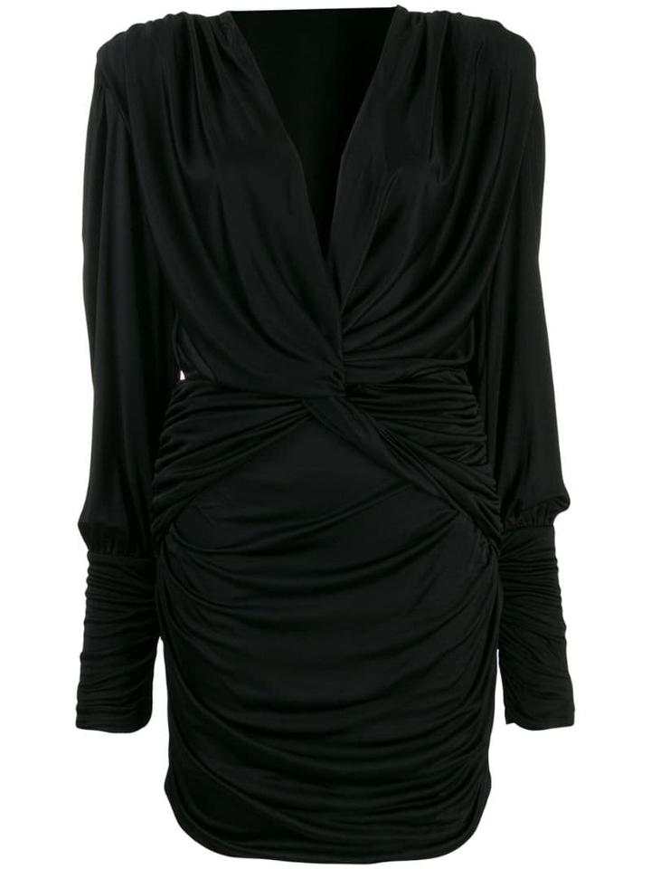 Redemption Short Twisted Dress - Black