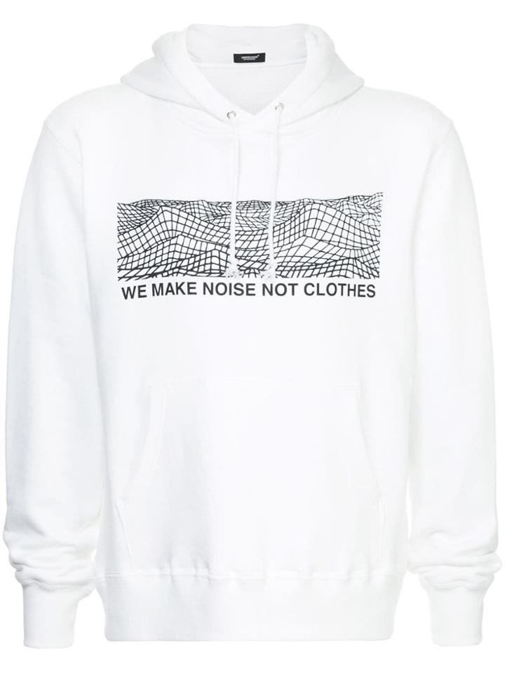 Undercover Front Printed Sweatshirt - White