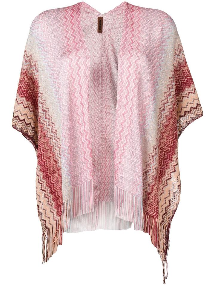 Missoni Pink Fringed Cardigan