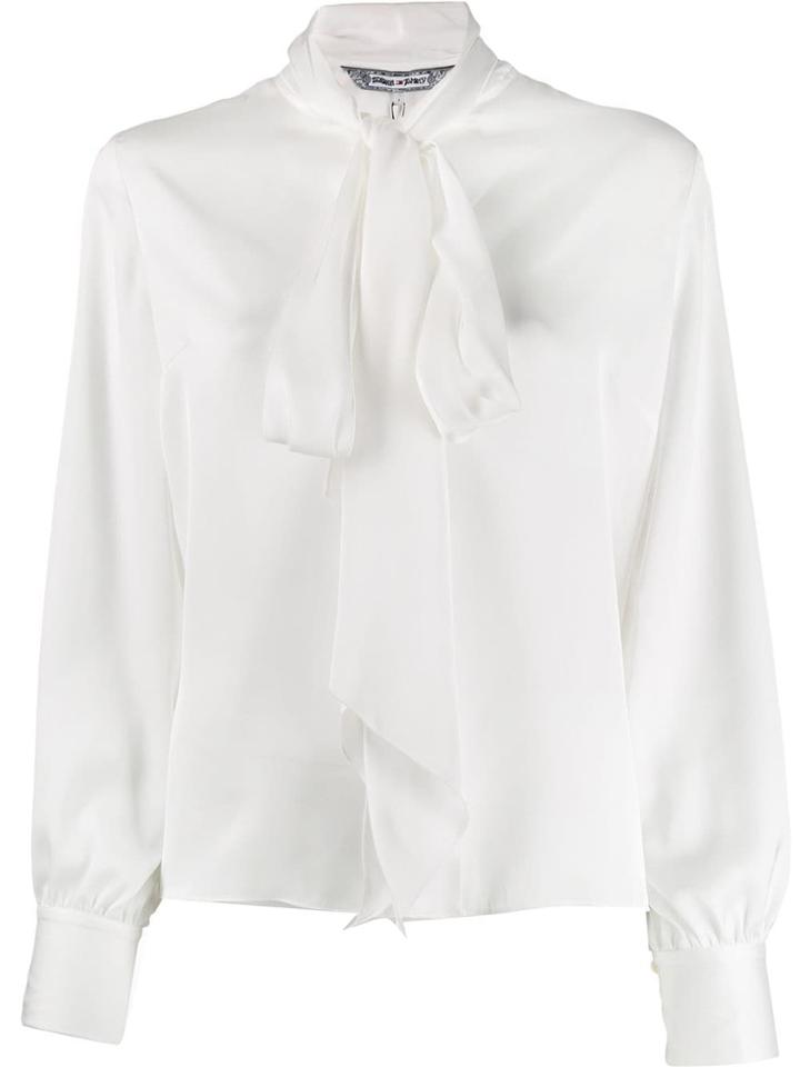 Tommy Hilfiger Tommy X Zendaya Pussybow Blouse - White