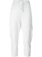 Lost & Found Ria Dunn Drawstring Tapered Cropped Trousers