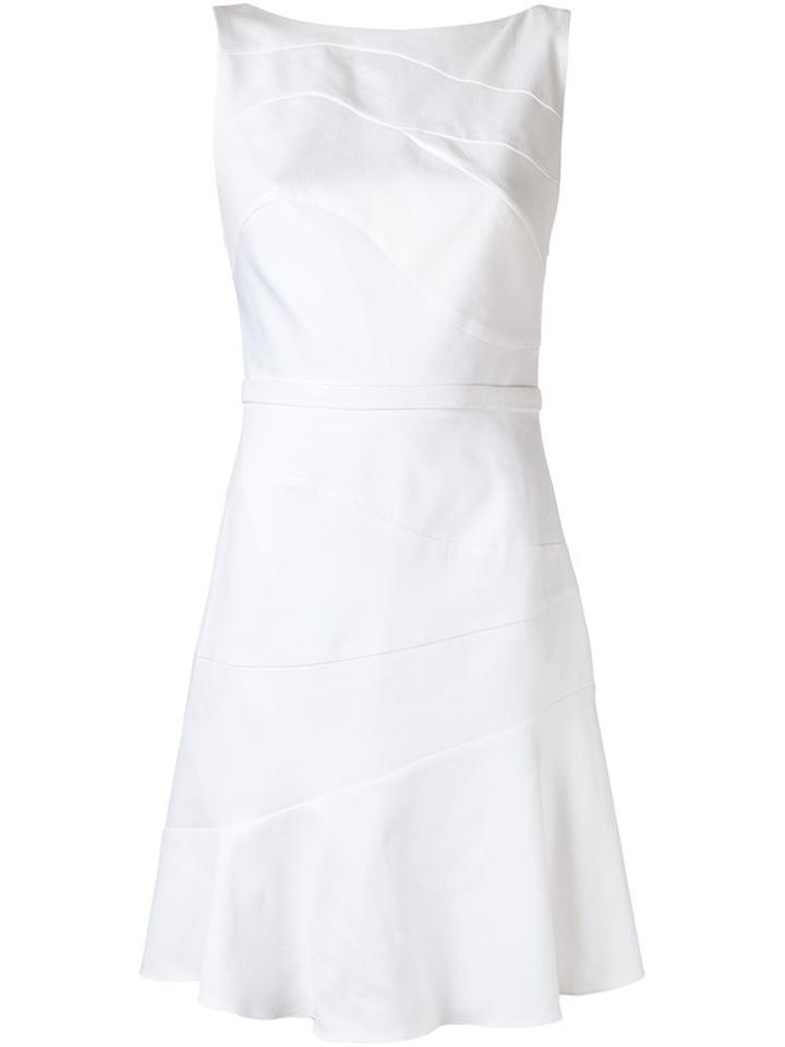Tufi Duek Flared Dress, Women's, Size: 36, White, Cotton/spandex/elastane