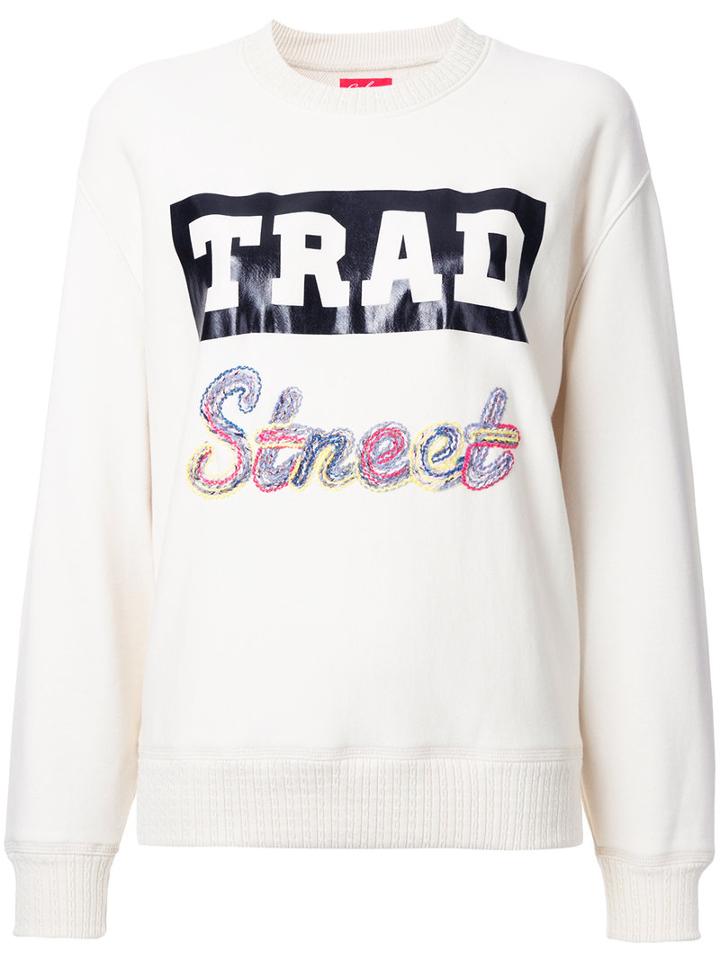 Coohem Fancy Sweatshirt, Women's, Size: 38, White, Cotton