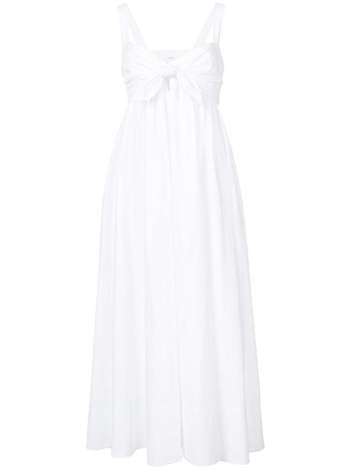 A.l.c. Iris Bow Detail Dress - White