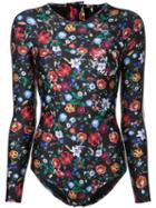 The Upside - Wildflowers Print Swimsuit - Women - Polyamide - Xxs, Black