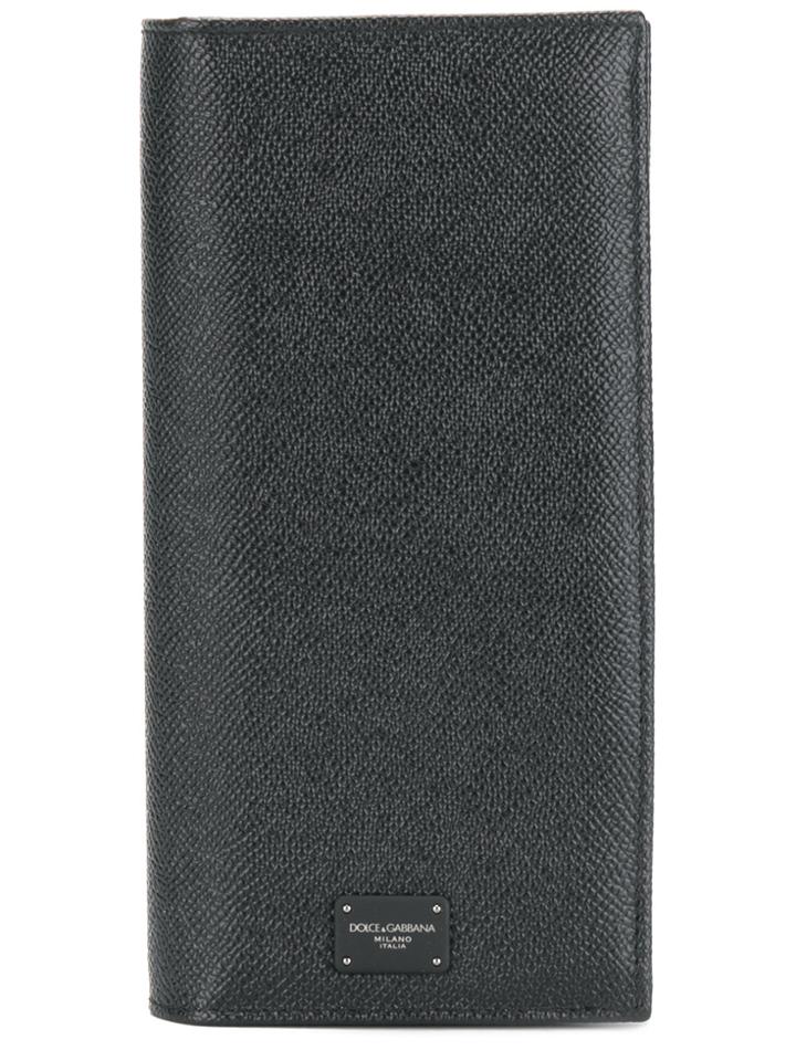 Dolce & Gabbana Logo Plaque Long Cardholder - Black