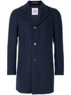 Eleventy Classic Midi Coat - Blue