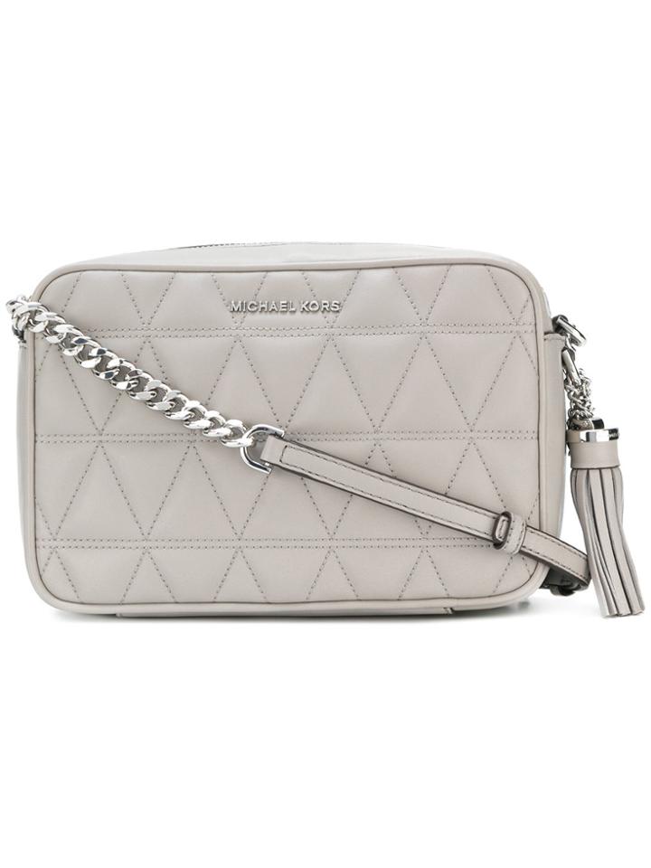 Michael Michael Kors Ginny Cross Body Bag - Grey