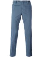 Pt01 Micro Print Chinos, Men's, Size: 52, Blue, Cotton/spandex/elastane