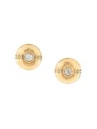 Chanel Pre-owned 1988 Oversized Stone Earrings - Gold