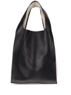 Jil Sander Stitched Panel Tote Bag - Black
