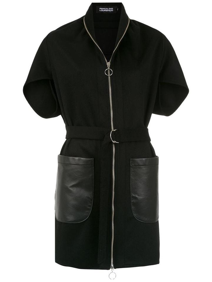 Reinaldo Lourenço Panelled Pockets Top - Black