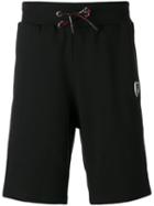 Plein Sport Striped Sides Shorts, Men's, Size: Medium, Black