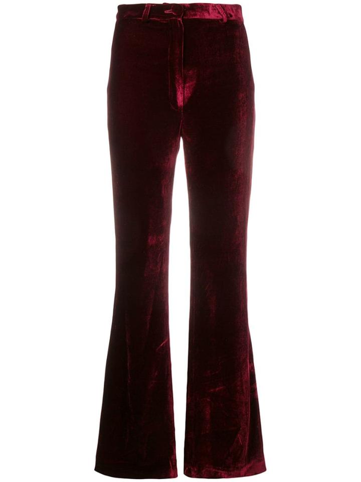 Palomo Spain Flared Velvet Trousers