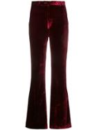 Palomo Spain Flared Velvet Trousers