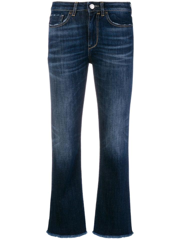 Pinko Pollon Cropped Jeans - Blue