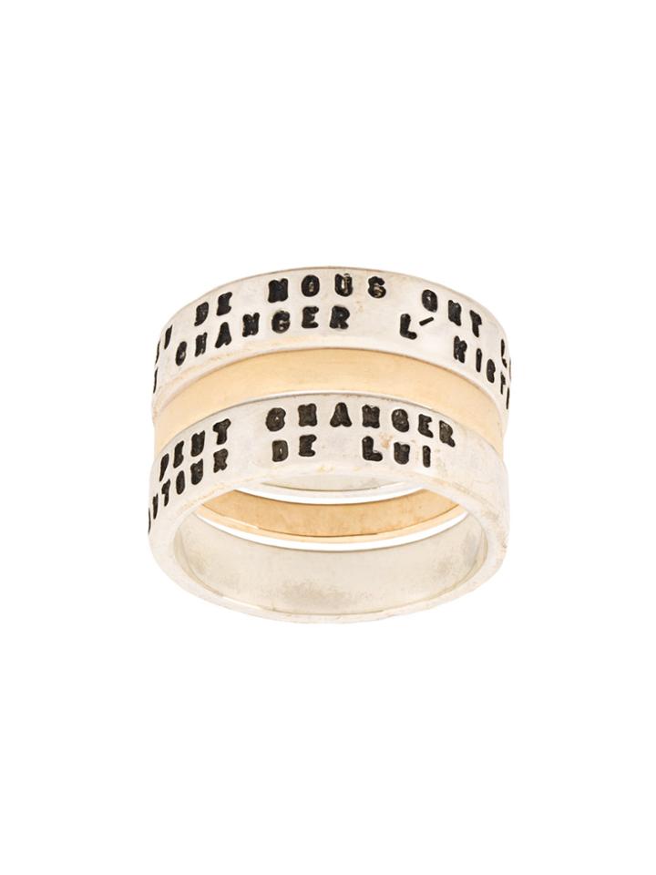 Thoraval 3 Tier Ring - Metallic