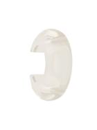 Lizzie Fortunato Jewels Arc Transparent Cuff - White